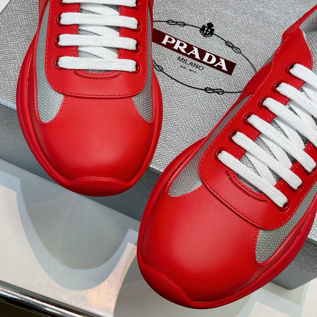 Prada America's Cup Soft Rubber And Bike Fabric Sneakers - EUR FASHION