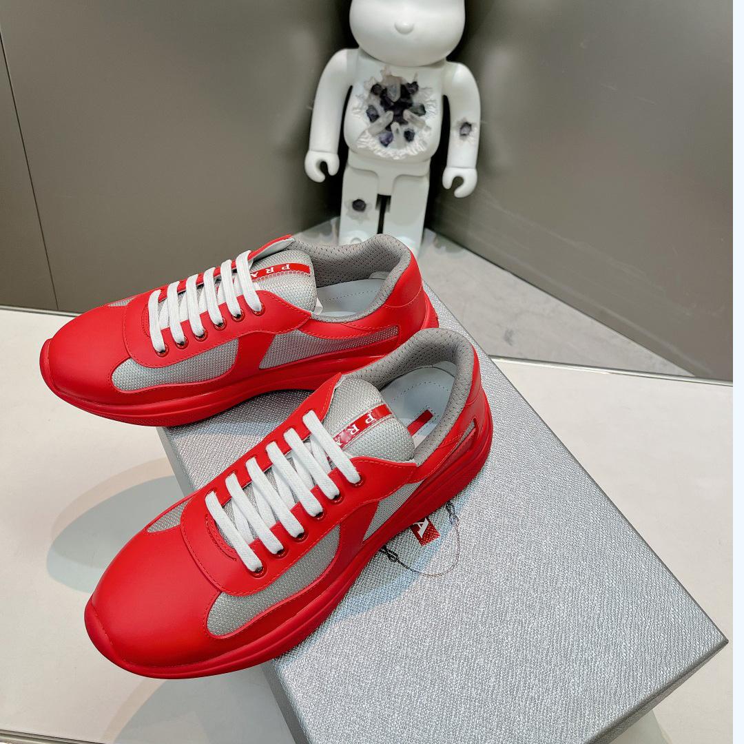 Prada America's Cup Soft Rubber And Bike Fabric Sneakers - EUR FASHION