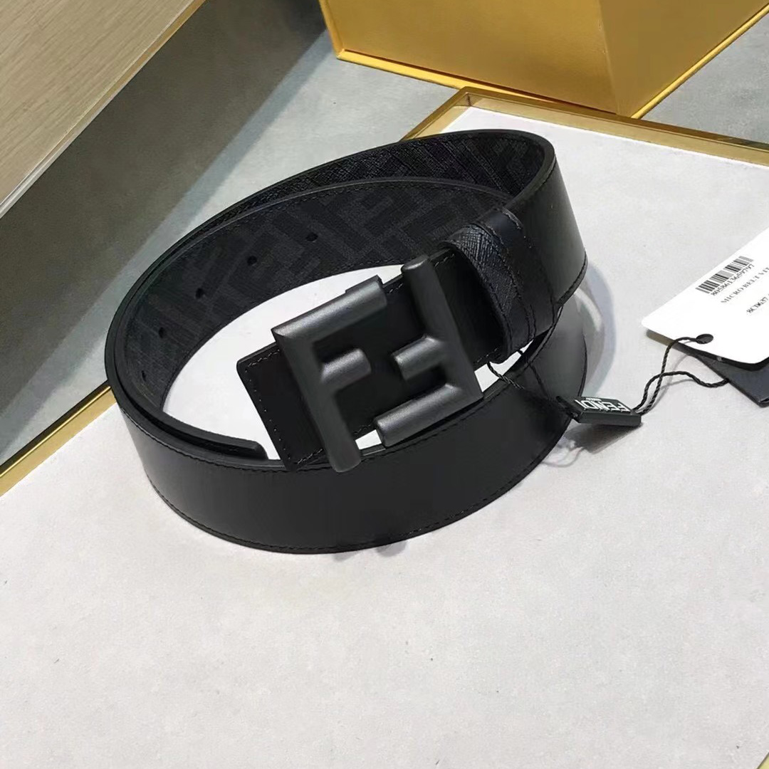 Fendi FF Logo-buckle Leather Belt - EUR FASHION