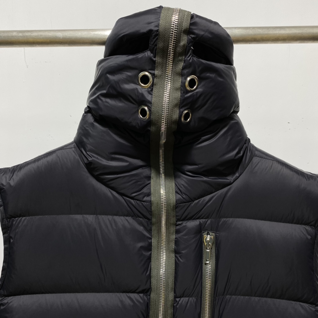 Rick Owens Gimp Hooded Vest - EUR FASHION