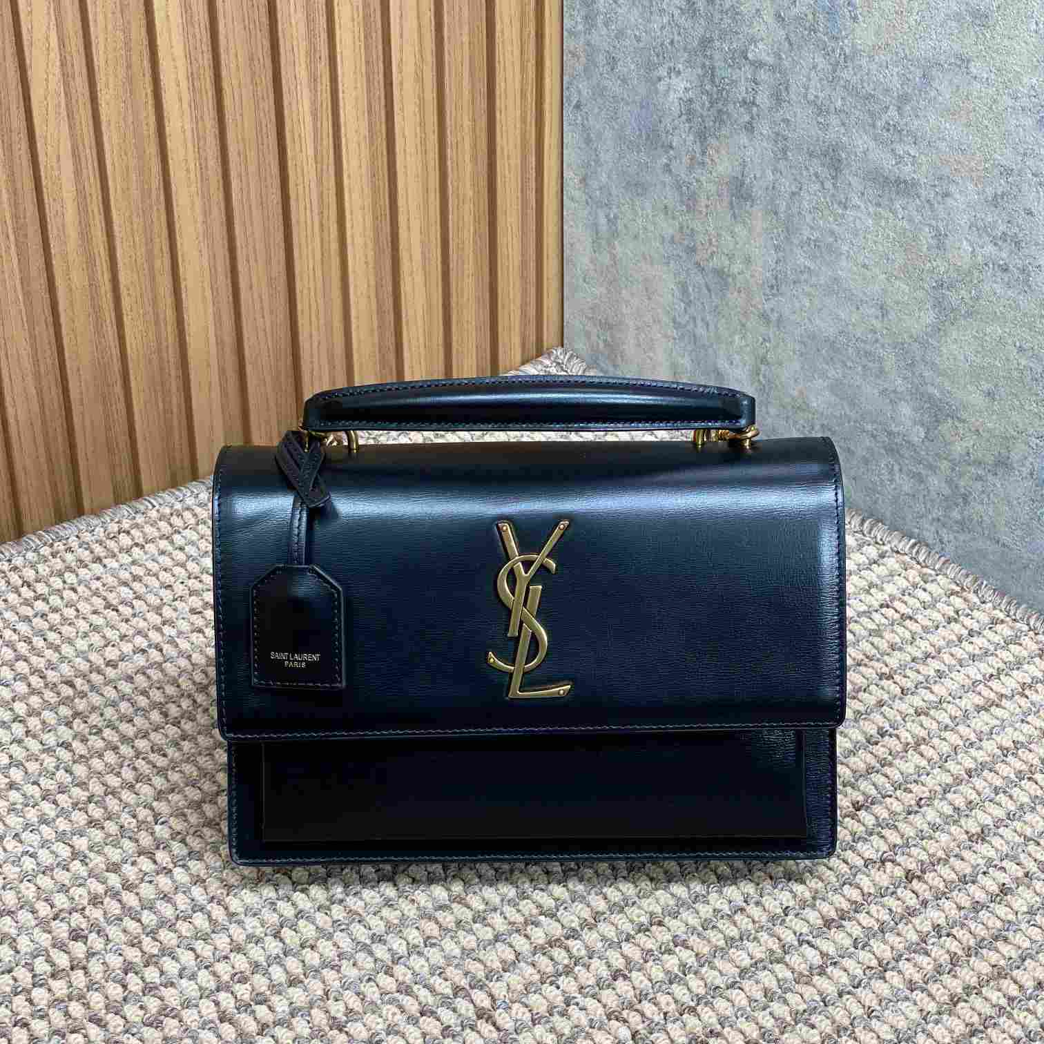 Saint Laurent Women Sunset Medium Leather Shoulder Bag （25*18*7cm） - EUR FASHION