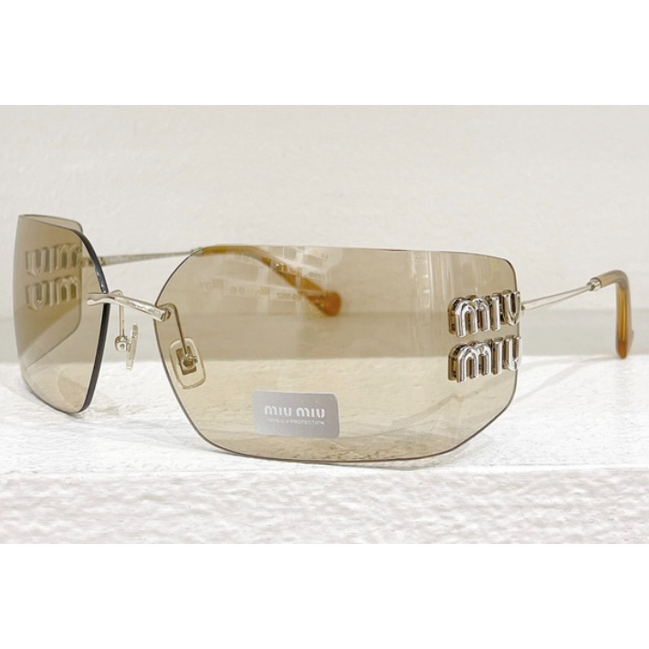 Miu Miu D-frame Gold-tone Sunglasses   SMU54Y - EUR FASHION