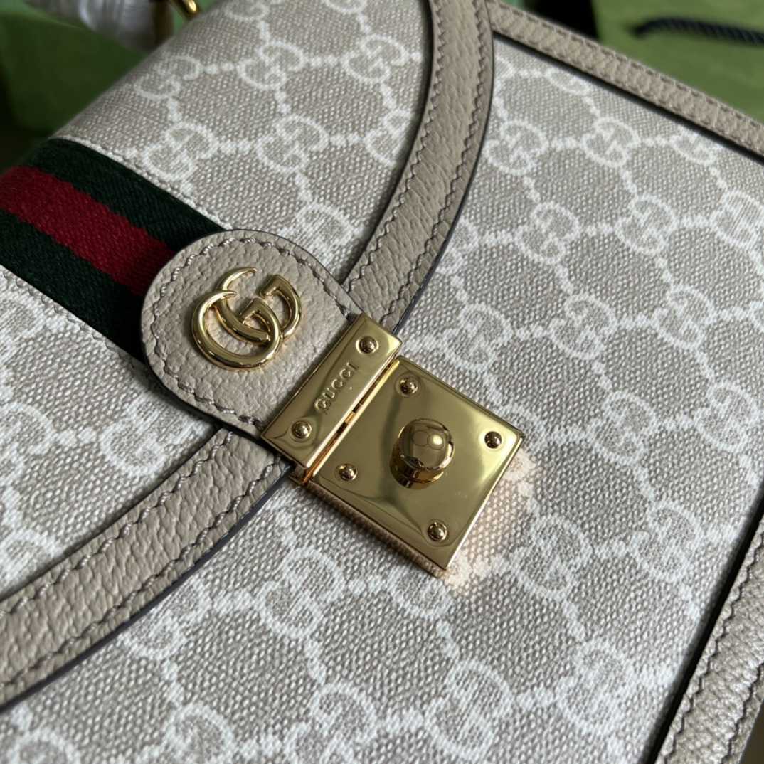 Gucci Ophidia GG Small Top Handle Bag(25-17.5-7cm) - EUR FASHION