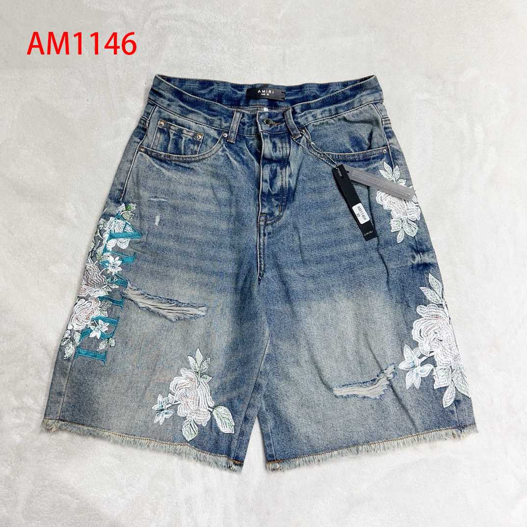 Amiri Slim-fit Denim Shorts  AM1146 - EUR FASHION