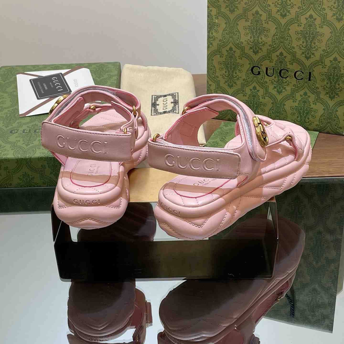 Gucci Women's Double G Sandal - EUR FASHION