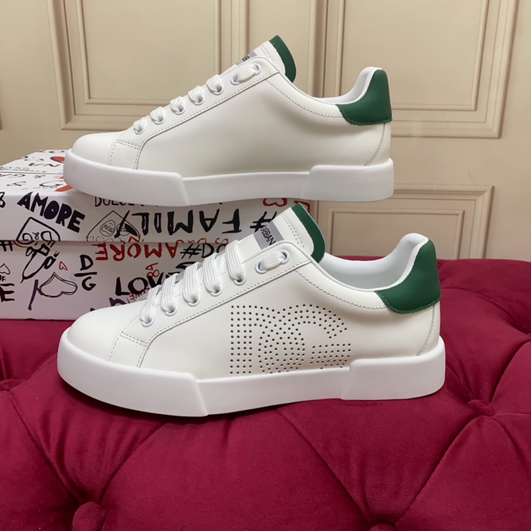 Dolce & Gabbana Calfskin Portofino sneakers   - EUR FASHION