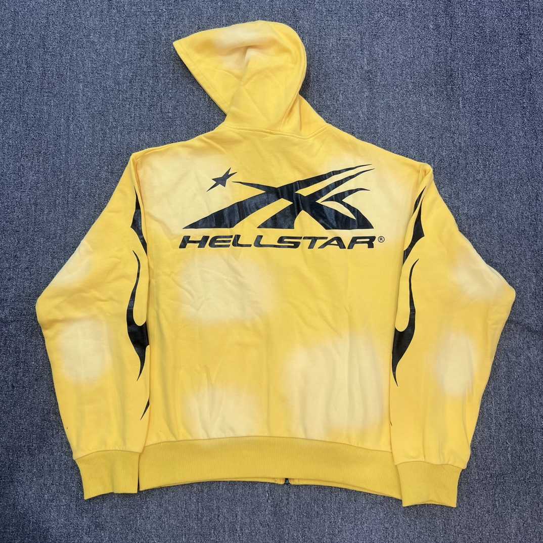 Hellstar Sports Zip-Up Hoodie - EUR FASHION