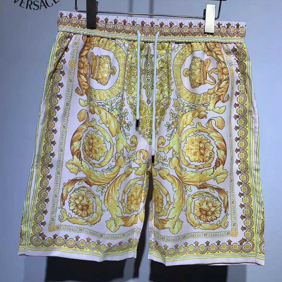 Versace Barocco Silk Shorts - EUR FASHION