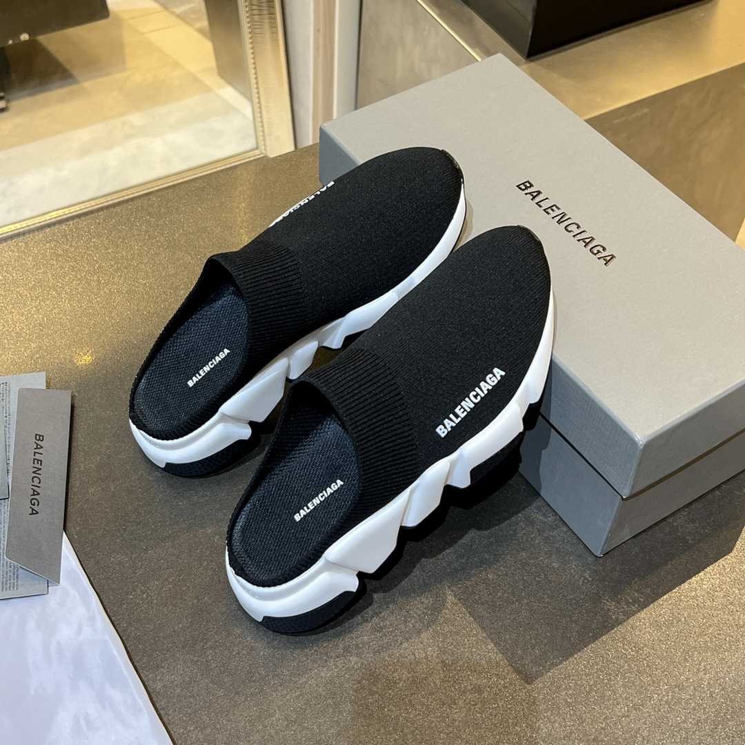 Balenciaga Speed Knitted Mule Sneakers - EUR FASHION