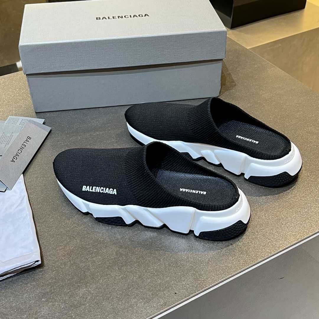 Balenciaga Speed Knitted Mule Sneakers - EUR FASHION