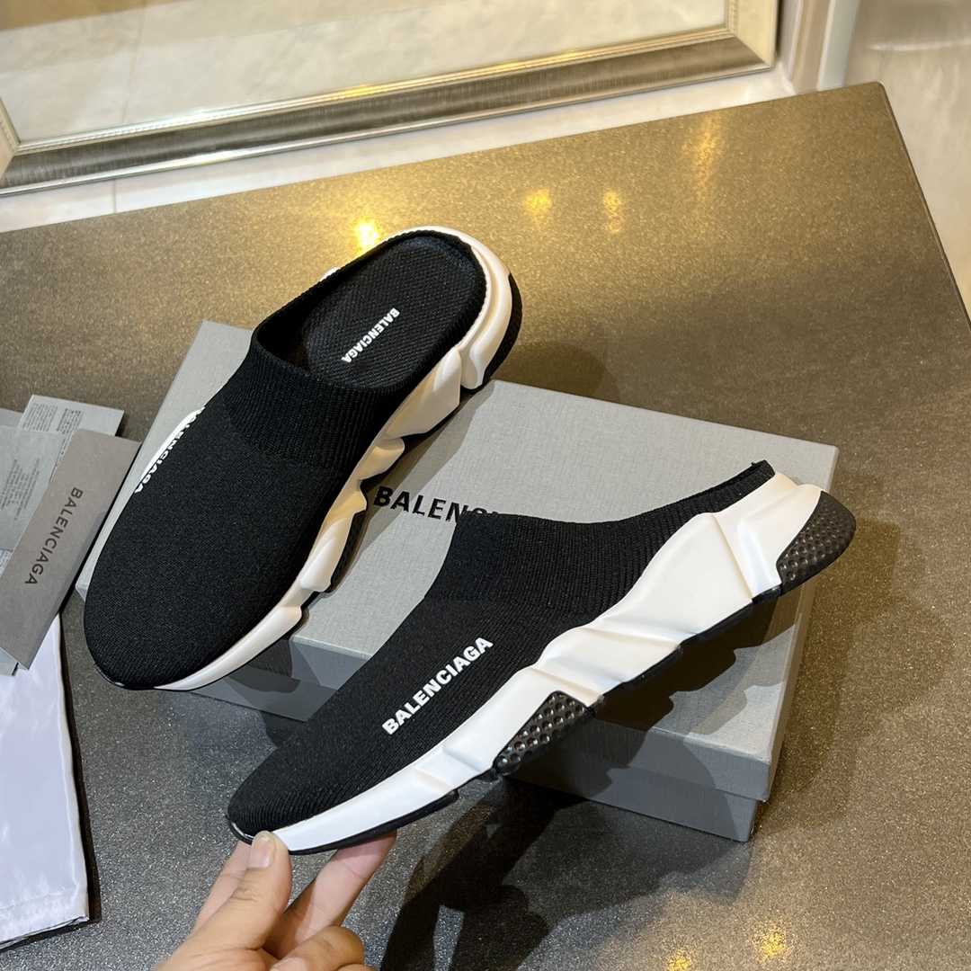 Balenciaga Speed Knitted Mule Sneakers - EUR FASHION