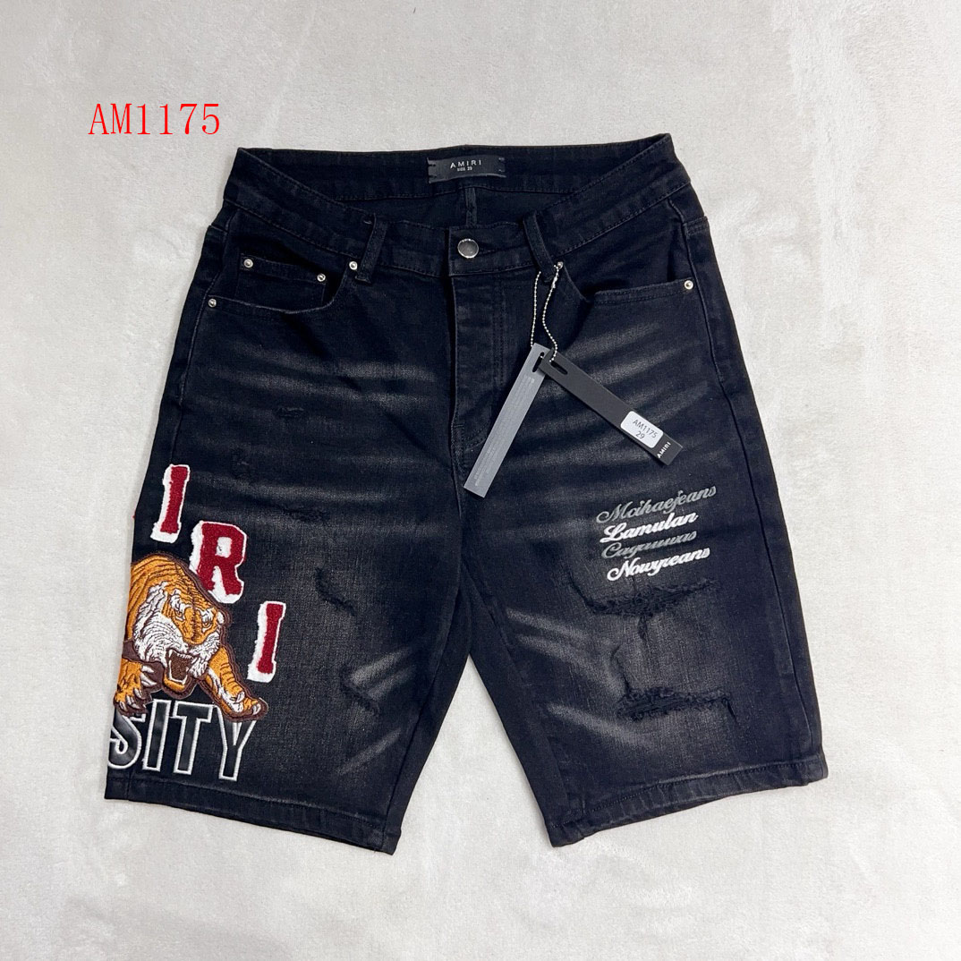 Amiri Slim-fit Denim Shorts  AM1175 - EUR FASHION