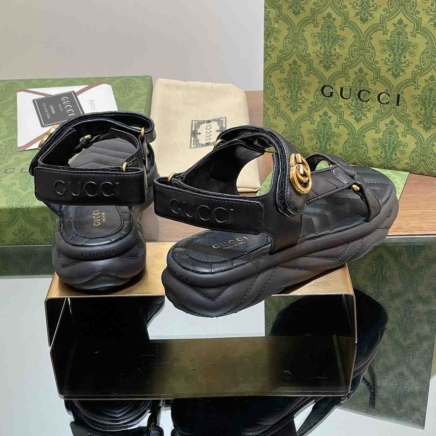 Gucci Women's Double G Sandal - EUR FASHION