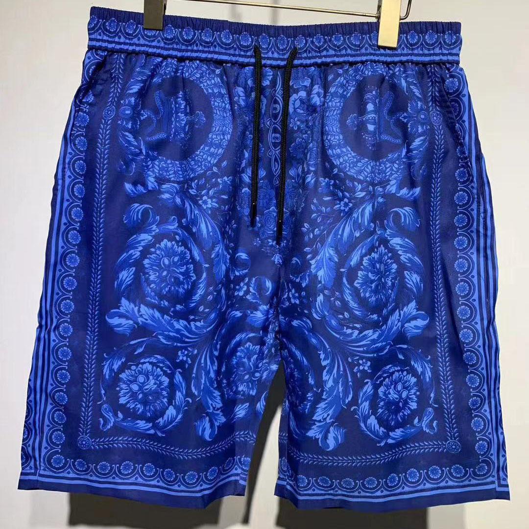 Versace Barocco Silk Shorts - EUR FASHION