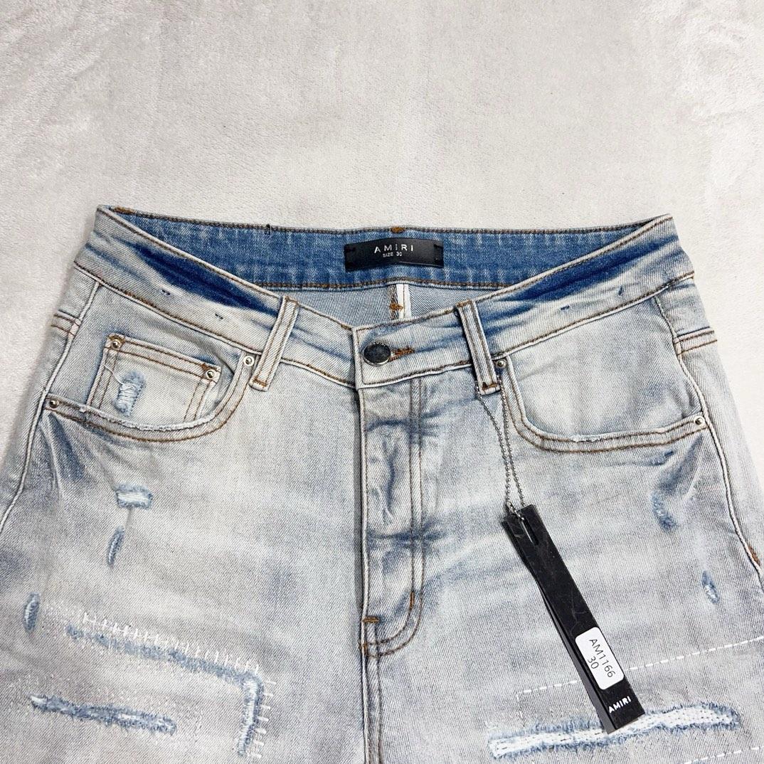 Amiri Slim-fit Denim Shorts  AM1166 - EUR FASHION