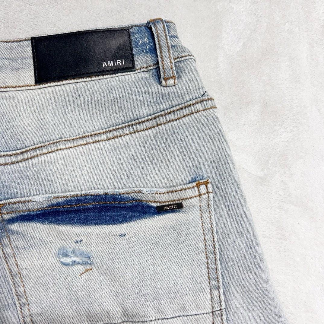 Amiri Slim-fit Denim Shorts  AM1166 - EUR FASHION