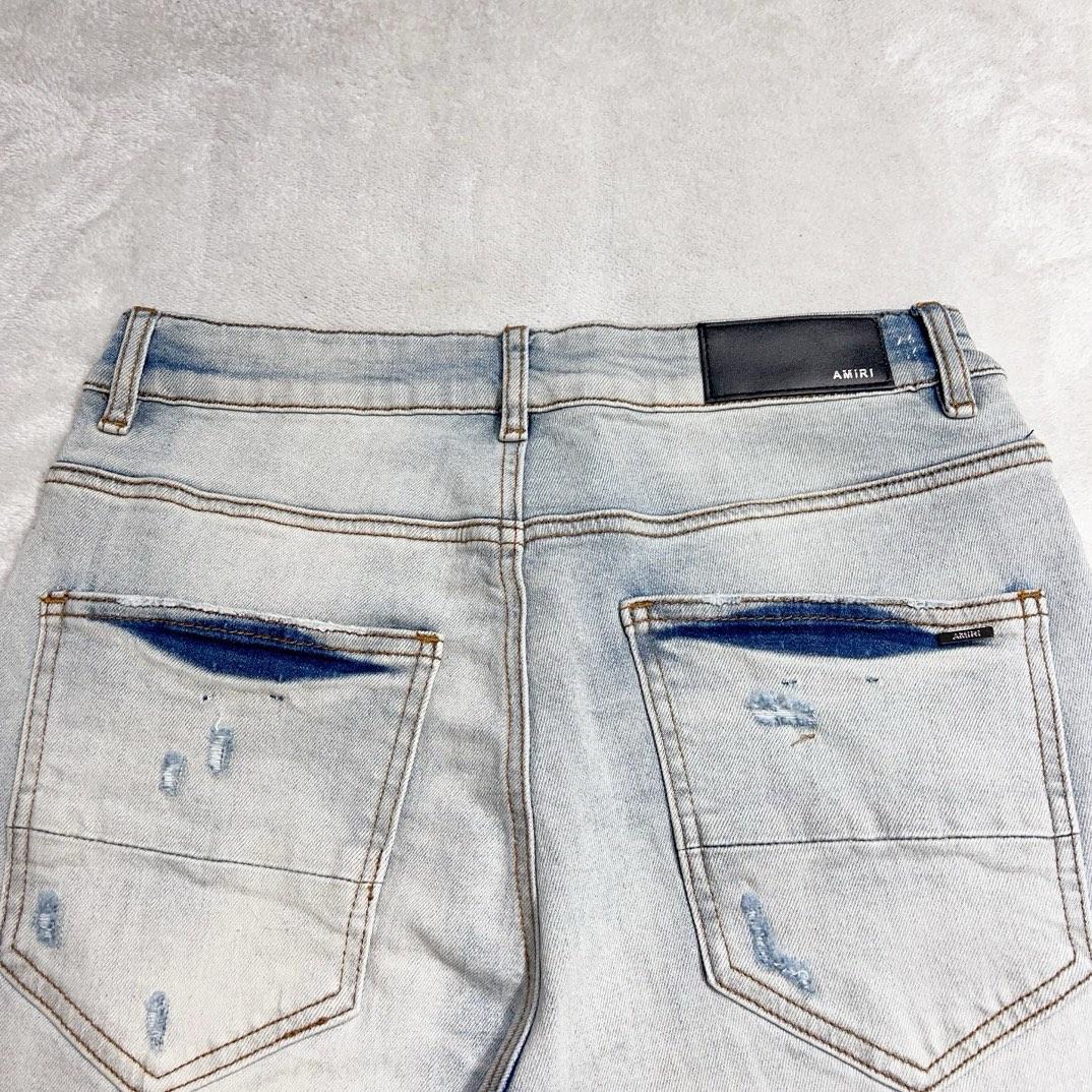 Amiri Slim-fit Denim Shorts  AM1166 - EUR FASHION