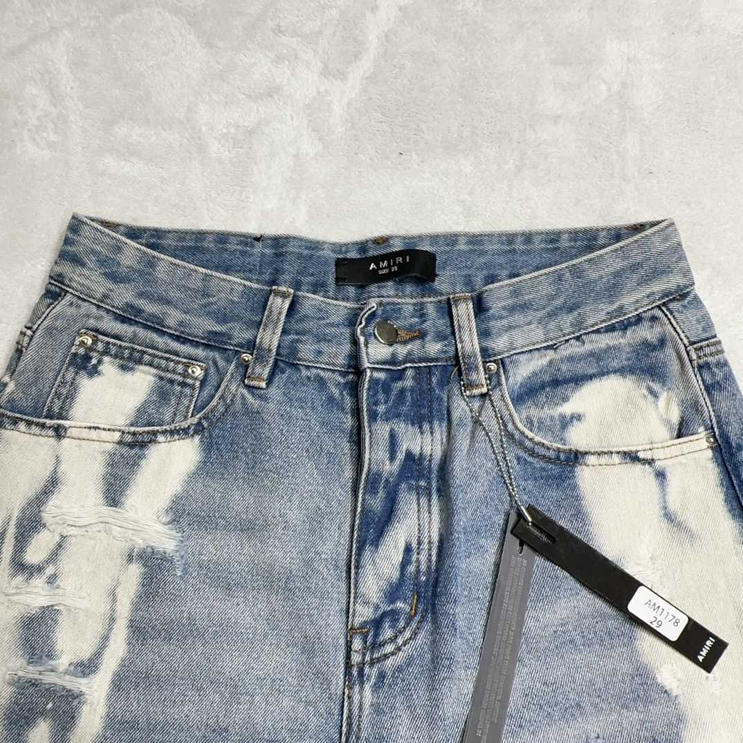 Amiri Slim-fit Denim Shorts  AM1178 - EUR FASHION