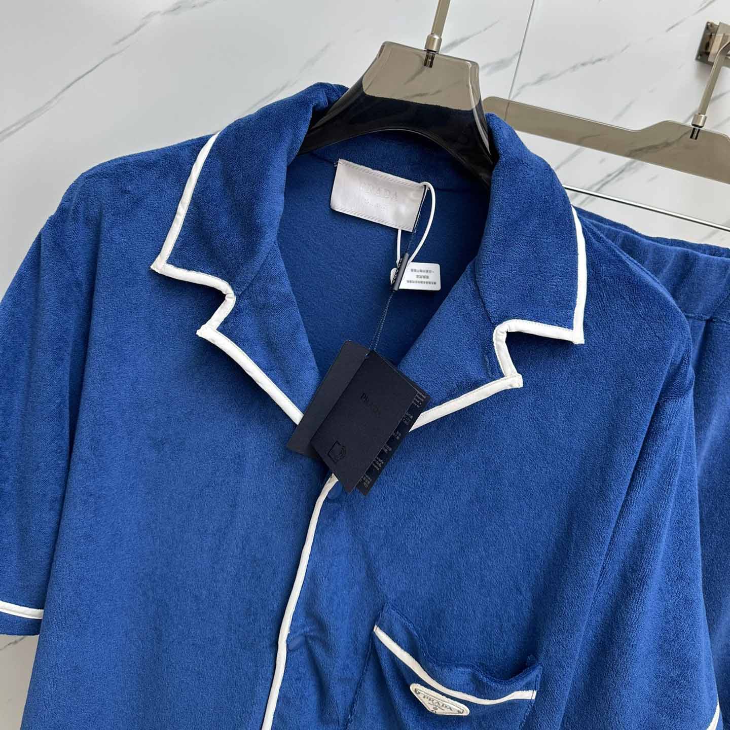 Prada Cotton Bowling Shirt & Shorts - EUR FASHION