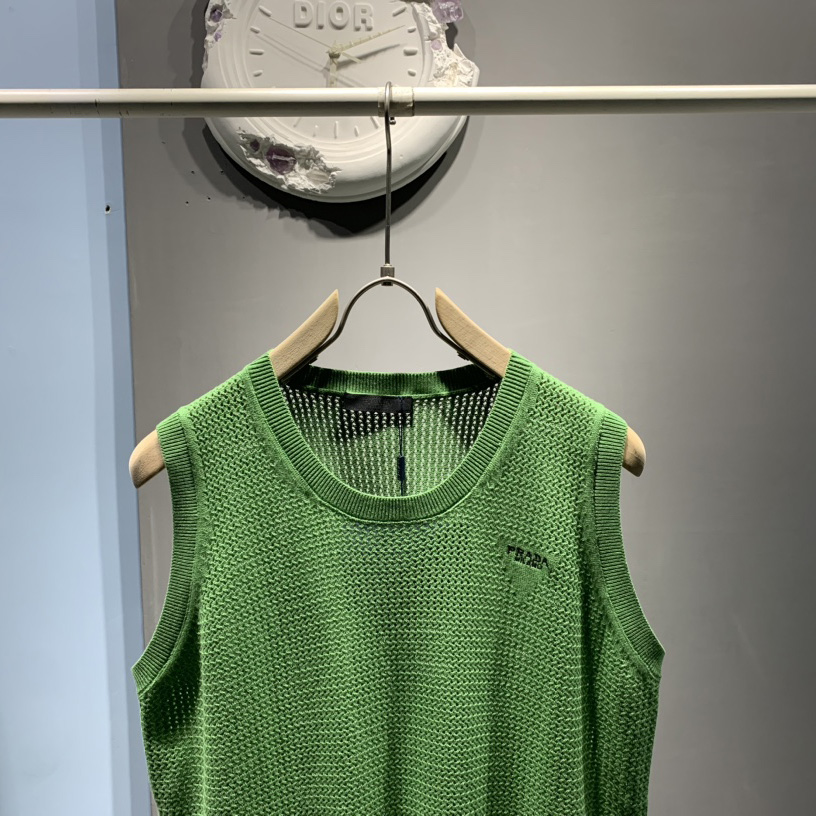 Prada Mesh Knit Tank Top - EUR FASHION