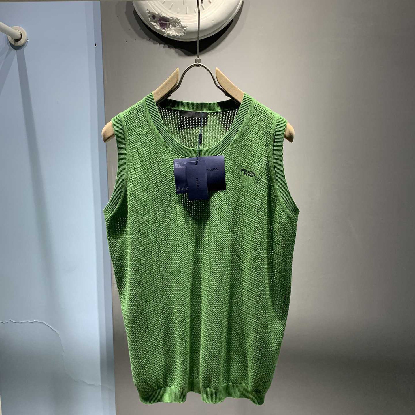 Prada Mesh Knit Tank Top - EUR FASHION