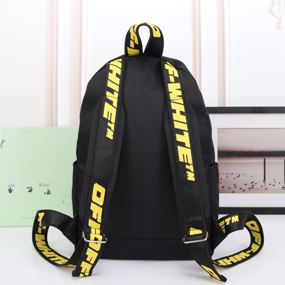 Off White Quote Nylon Backpack  （31×13×47.5cm） - EUR FASHION