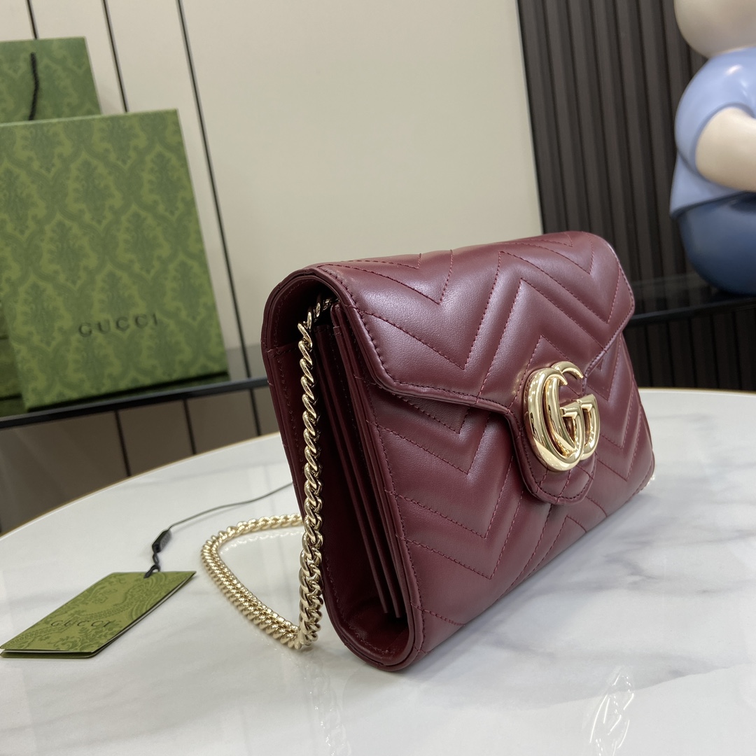 Gucci GG Marmont Super Mini Bag(20-13-6cm)   - EUR FASHION