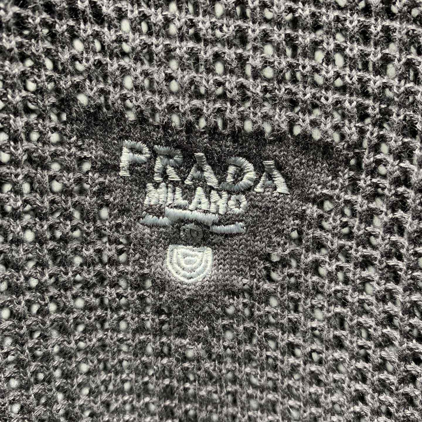 Prada Cotton And Silk Polo Shirt - EUR FASHION