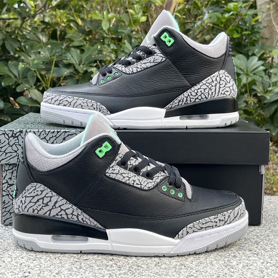  Air Jordan 3 “Green Glow” Basketball Shoes      CT8532-031 - EUR FASHION