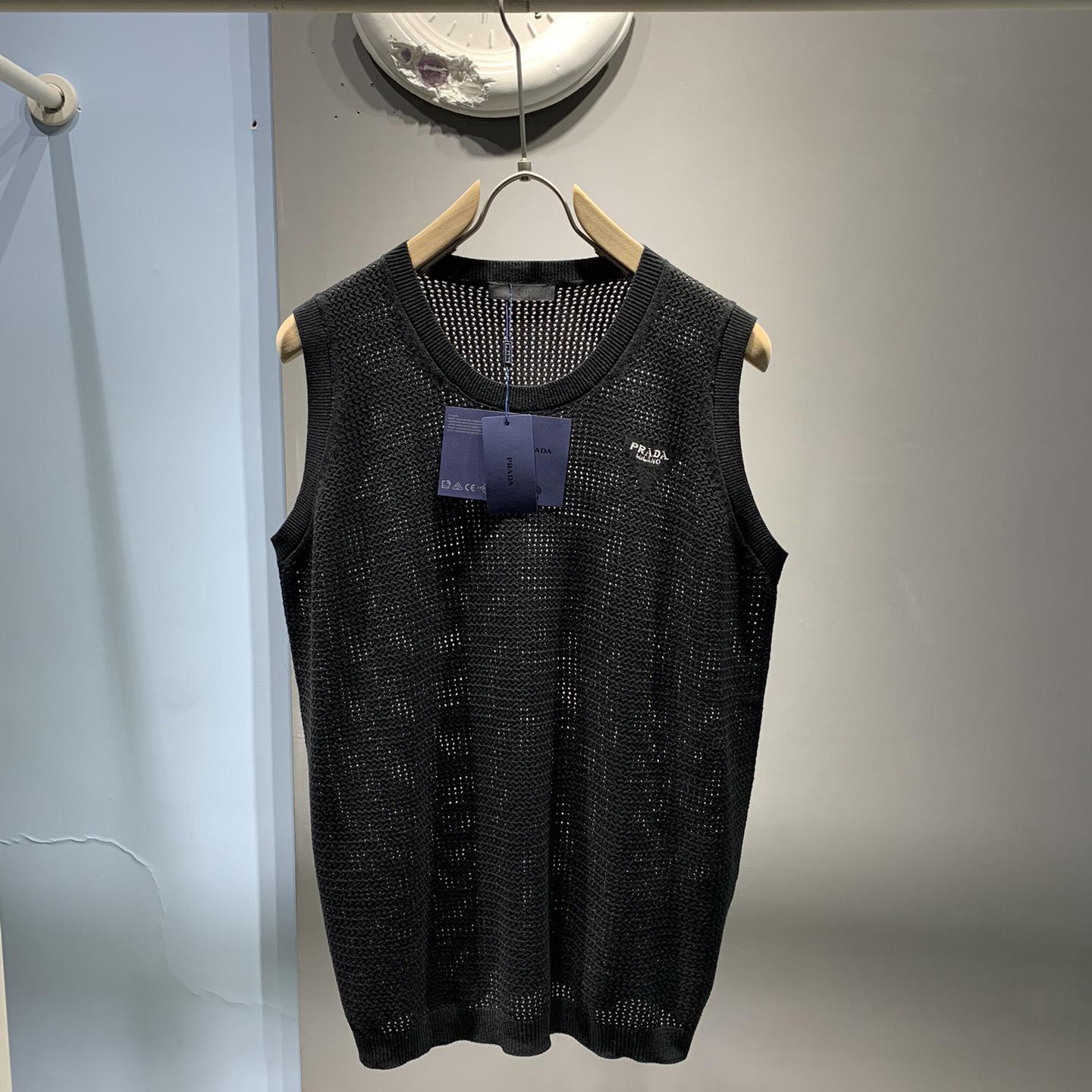 Prada Mesh Knit Tank Top - EUR FASHION