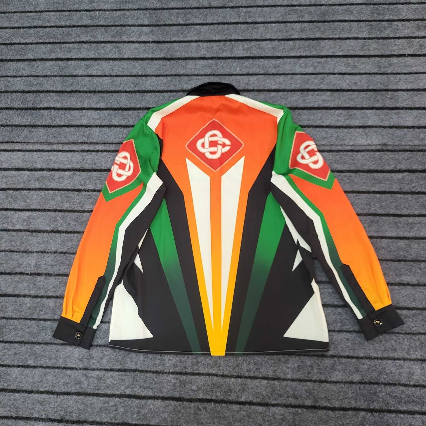 Casablanca Casa Moto Sport Silk Shirt  - EUR FASHION