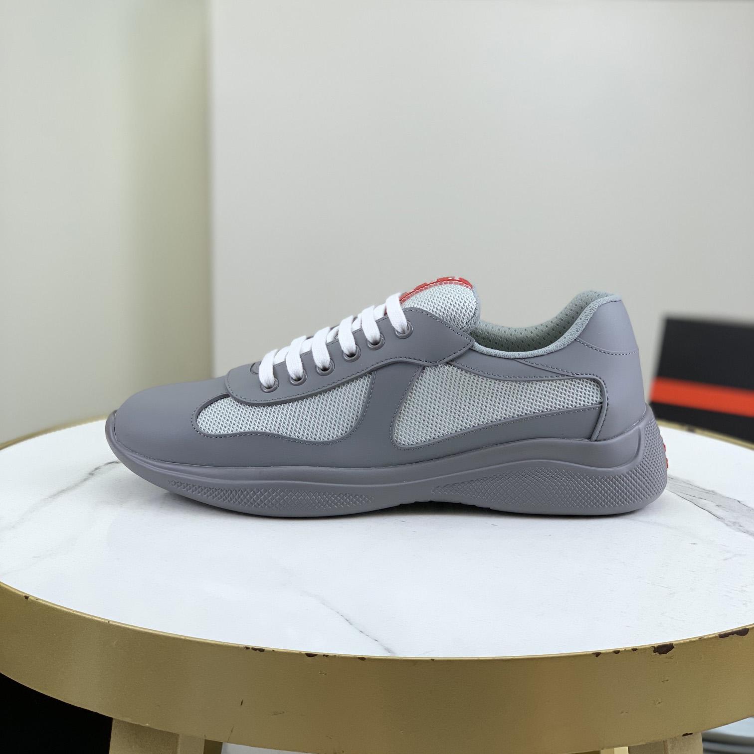 Prada America's Cup Soft Rubber And Bike Fabric Sneakers - EUR FASHION