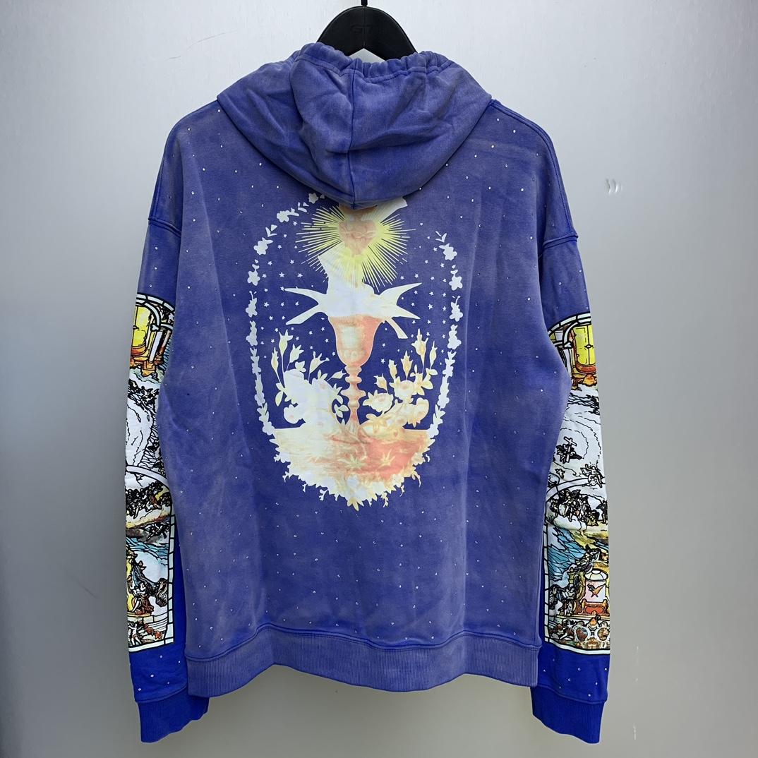 Who Decides War Chalice Embroidered Hooded Sweatshirt - EUR FASHION