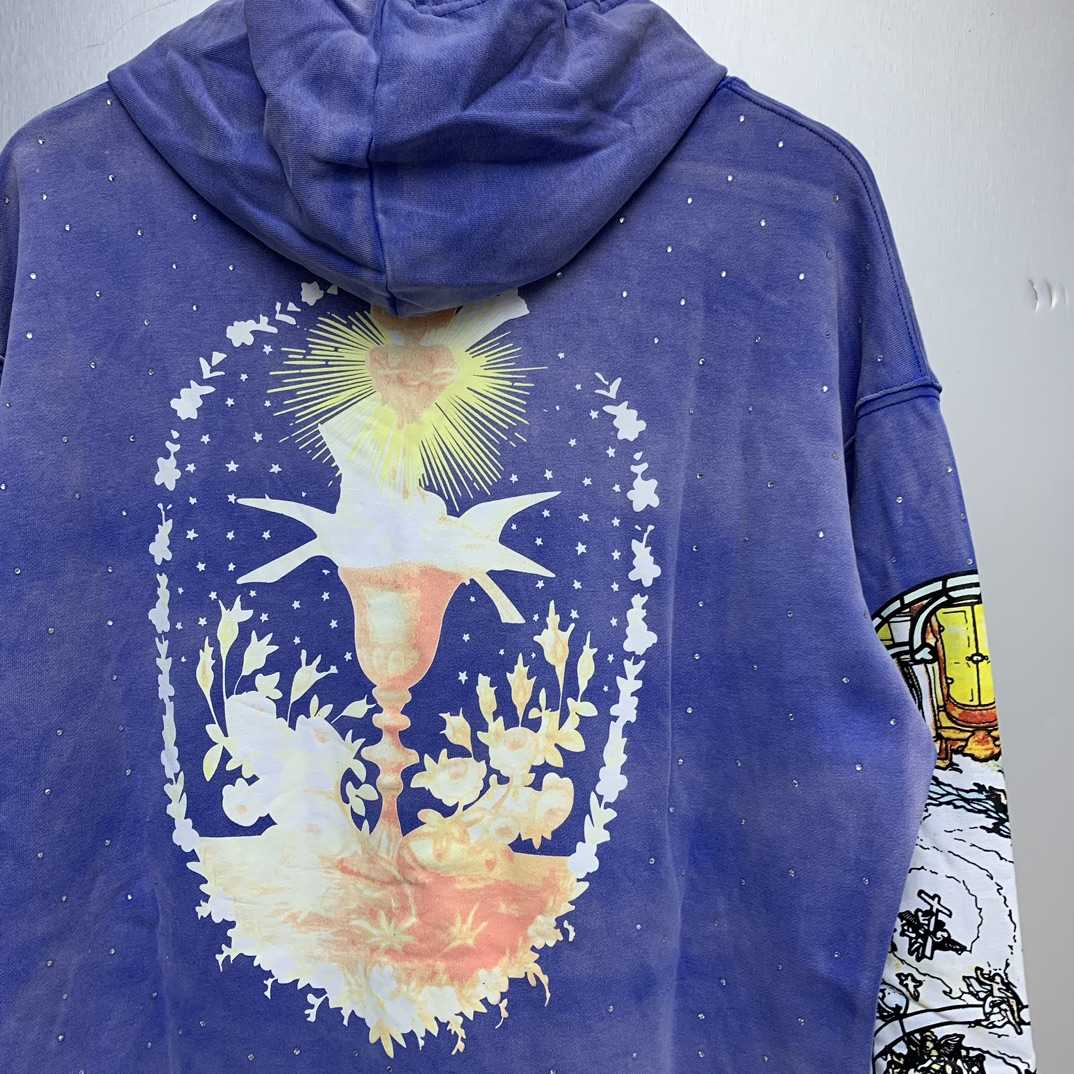 Who Decides War Chalice Embroidered Hooded Sweatshirt - EUR FASHION