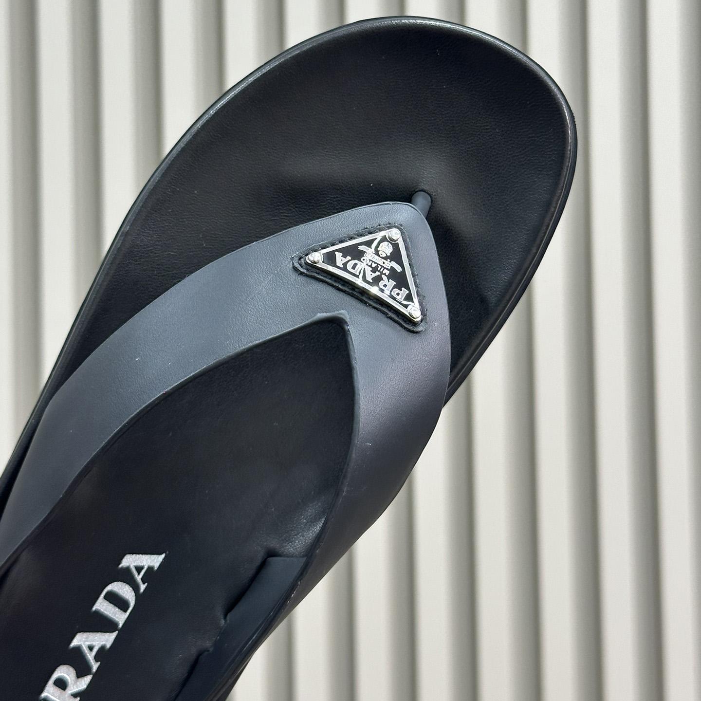 Prada Rubber Thong Sandals - EUR FASHION