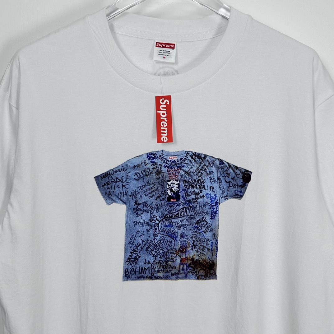 Supreme First Tee - White - EUR FASHION