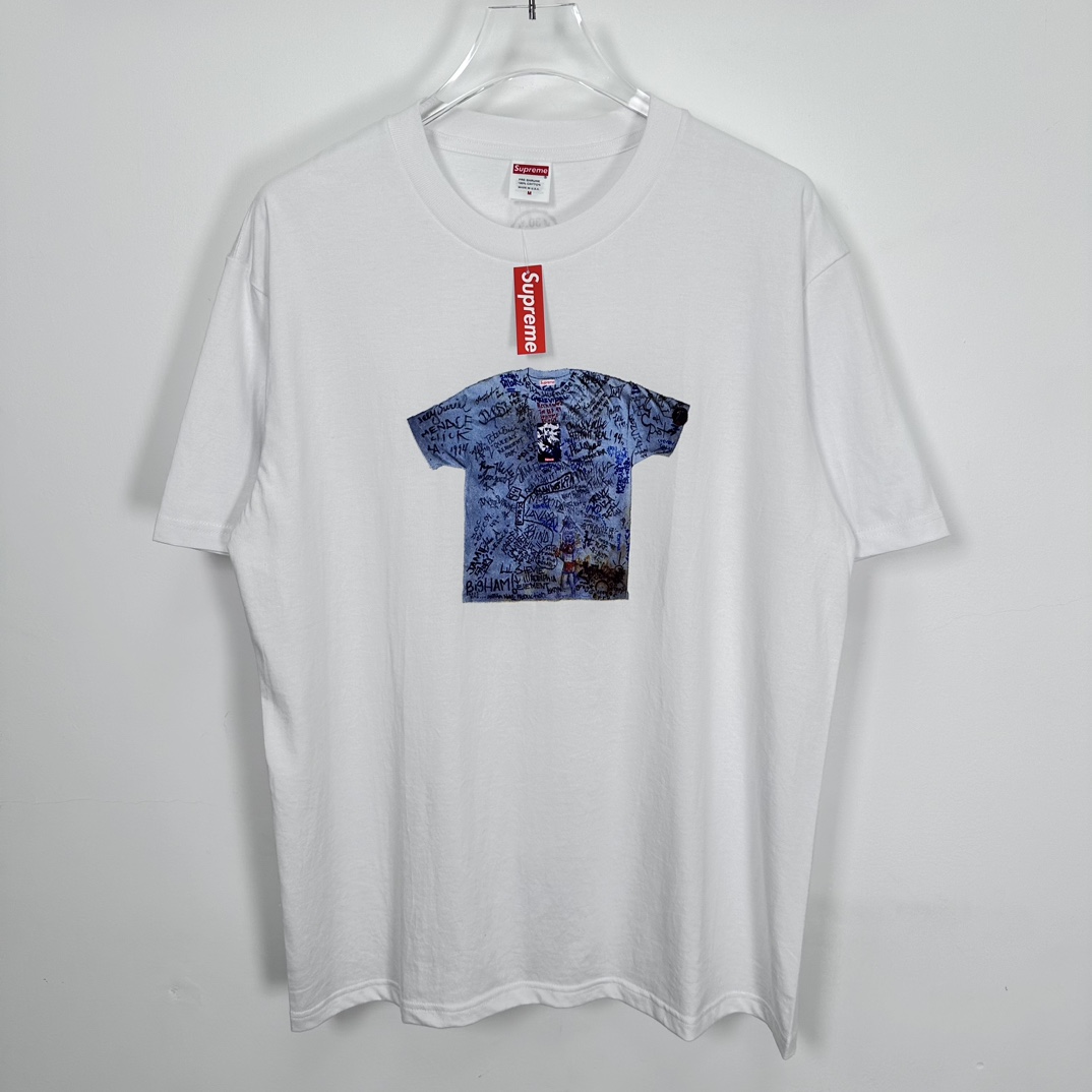 Supreme First Tee - White - EUR FASHION