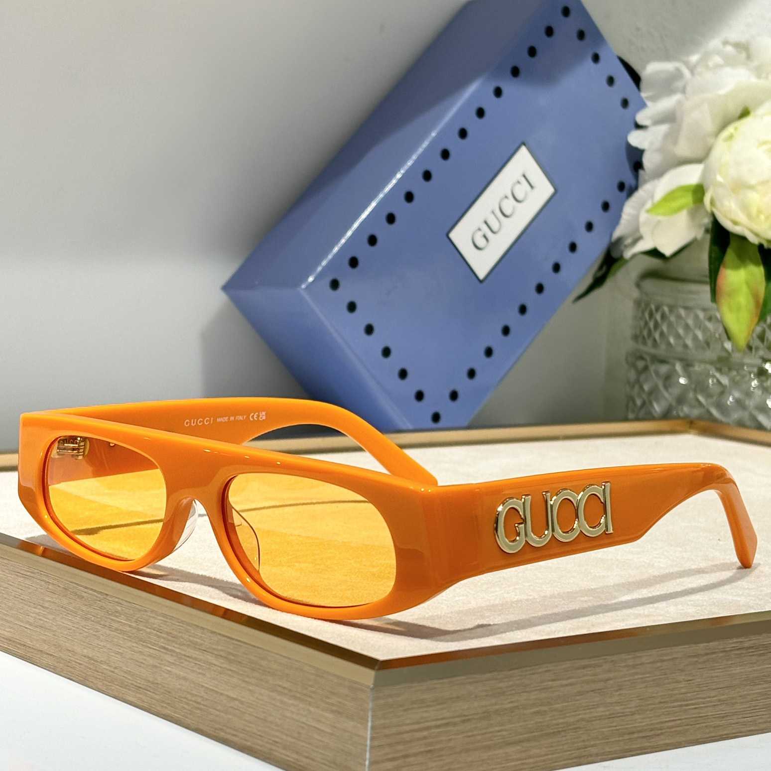 Gucci Geometric Shaped Frame Sunglasses   GG1771S - EUR FASHION