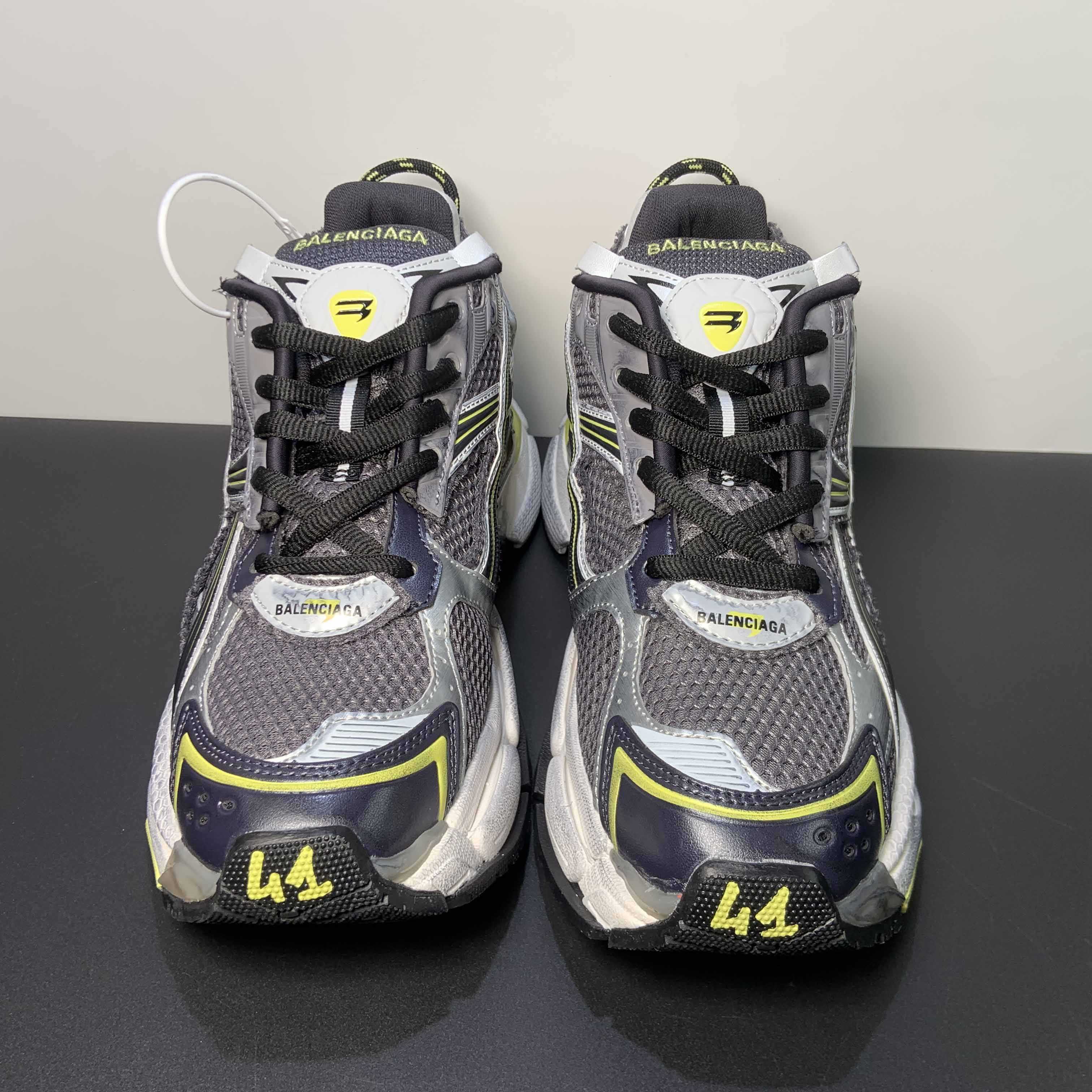 Balenciaga Runner Sneaker In Grey/Yellow And White - EUR FASHION