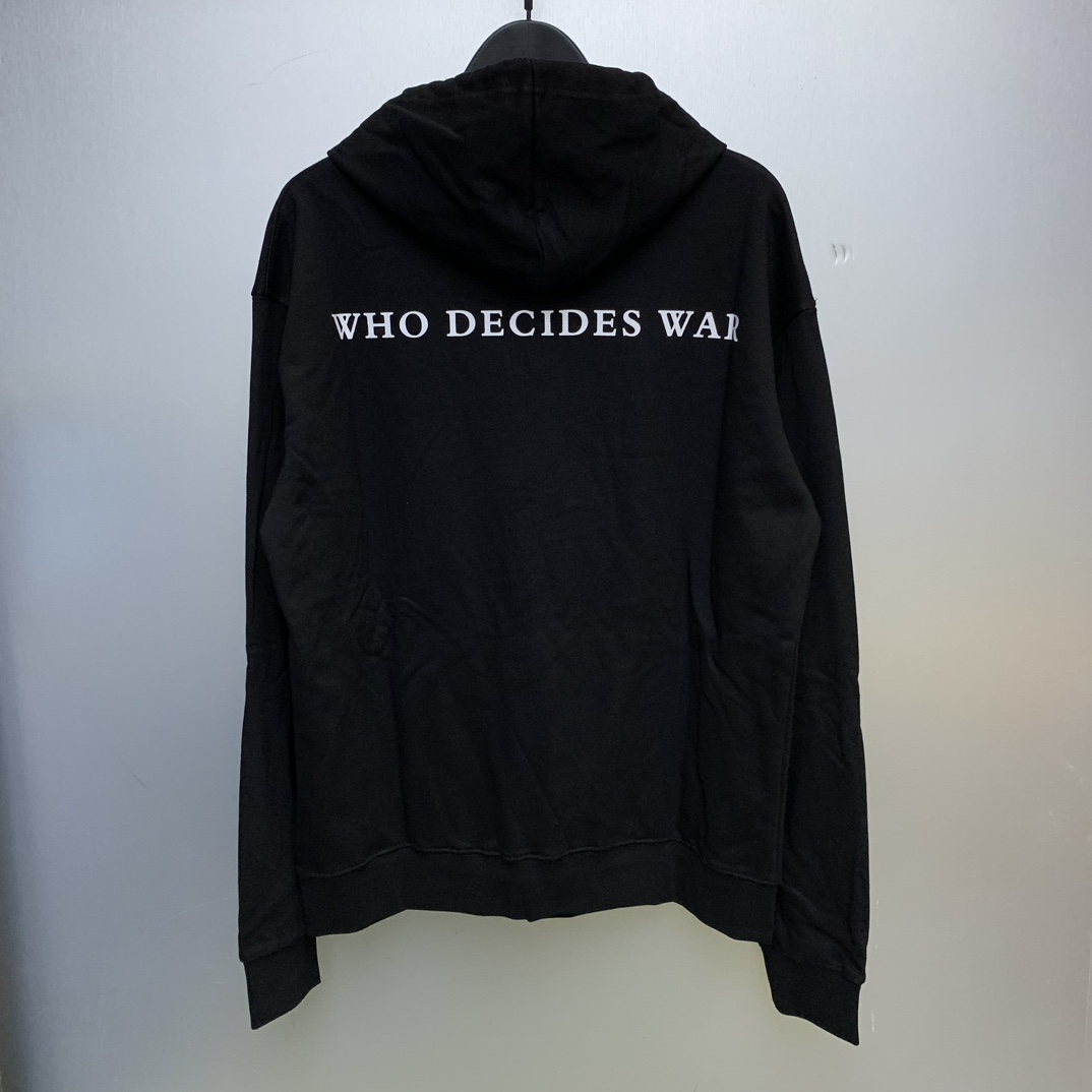 Who Decides War Stained Glass Hoodie - EUR FASHION