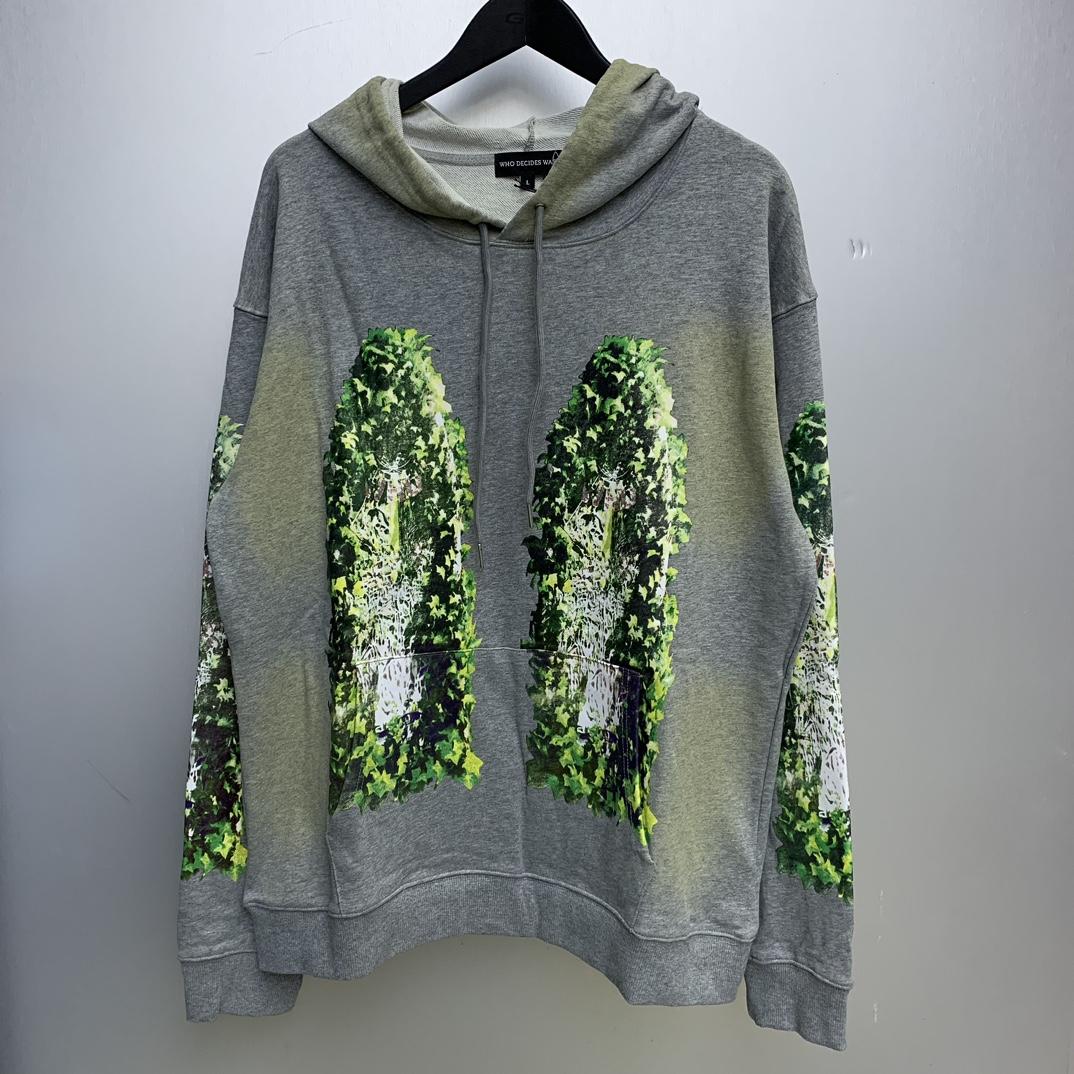 Who Decides War Green Garden Glass Hoodie - EUR FASHION