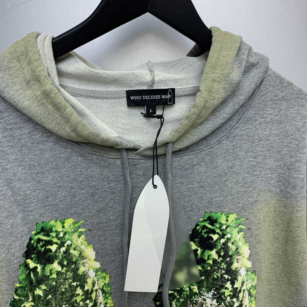 Who Decides War Green Garden Glass Hoodie - EUR FASHION