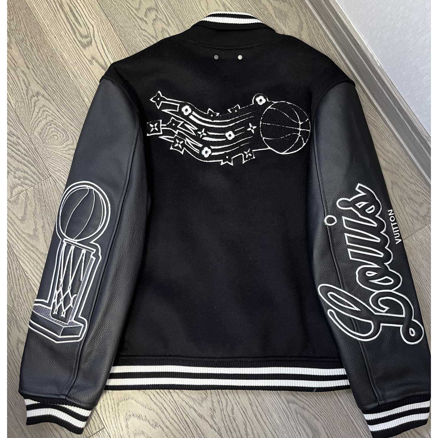 Louis Vuitton x NBA Leather Basketball Jacket - EUR FASHION