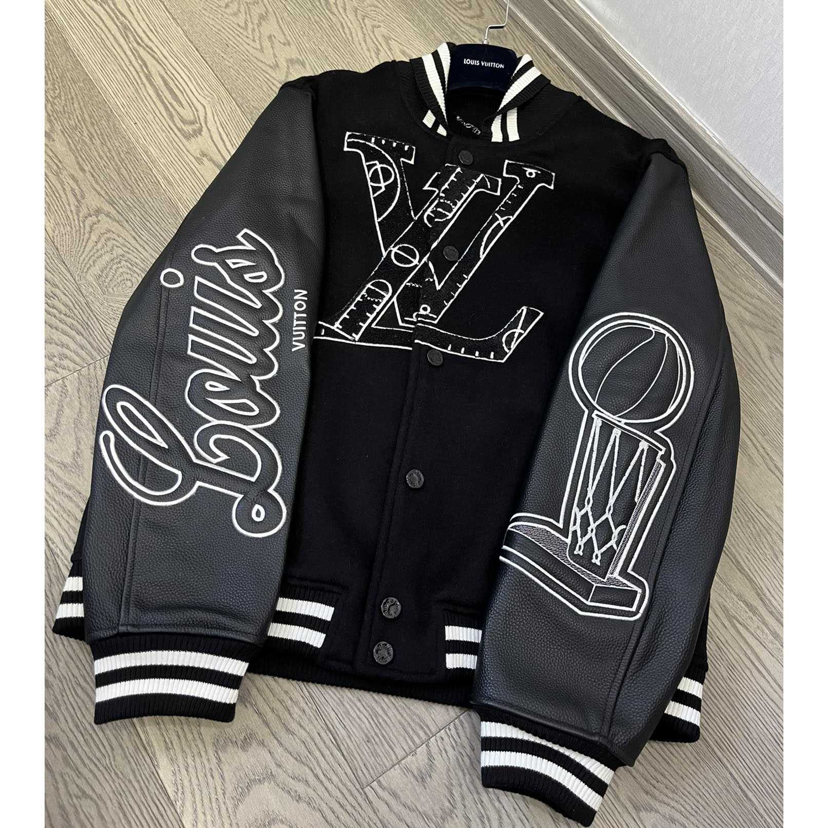 Louis Vuitton x NBA Leather Basketball Jacket - EUR FASHION