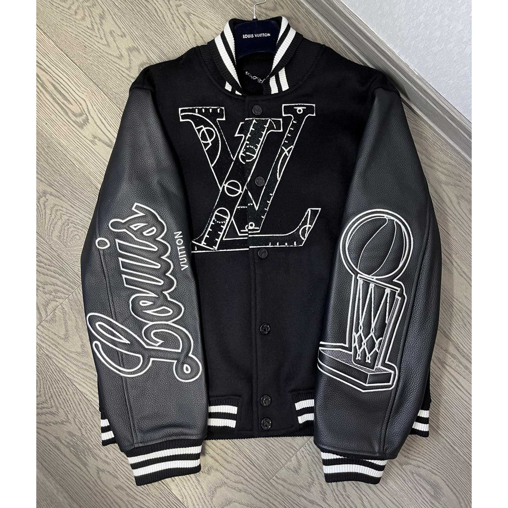 Louis Vuitton x NBA Leather Basketball Jacket - EUR FASHION