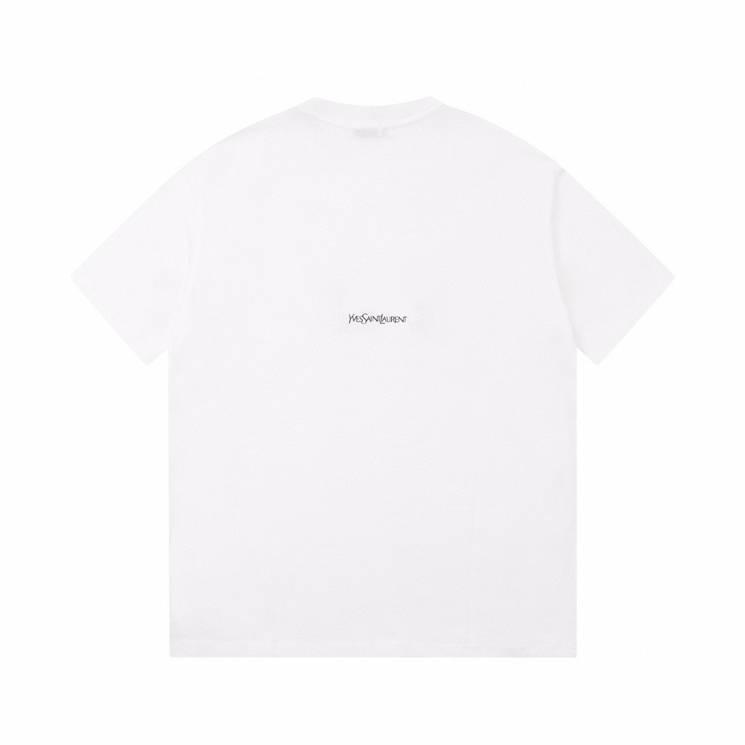 Saint Laurent Cotton-jersey T-shirt  - EUR FASHION