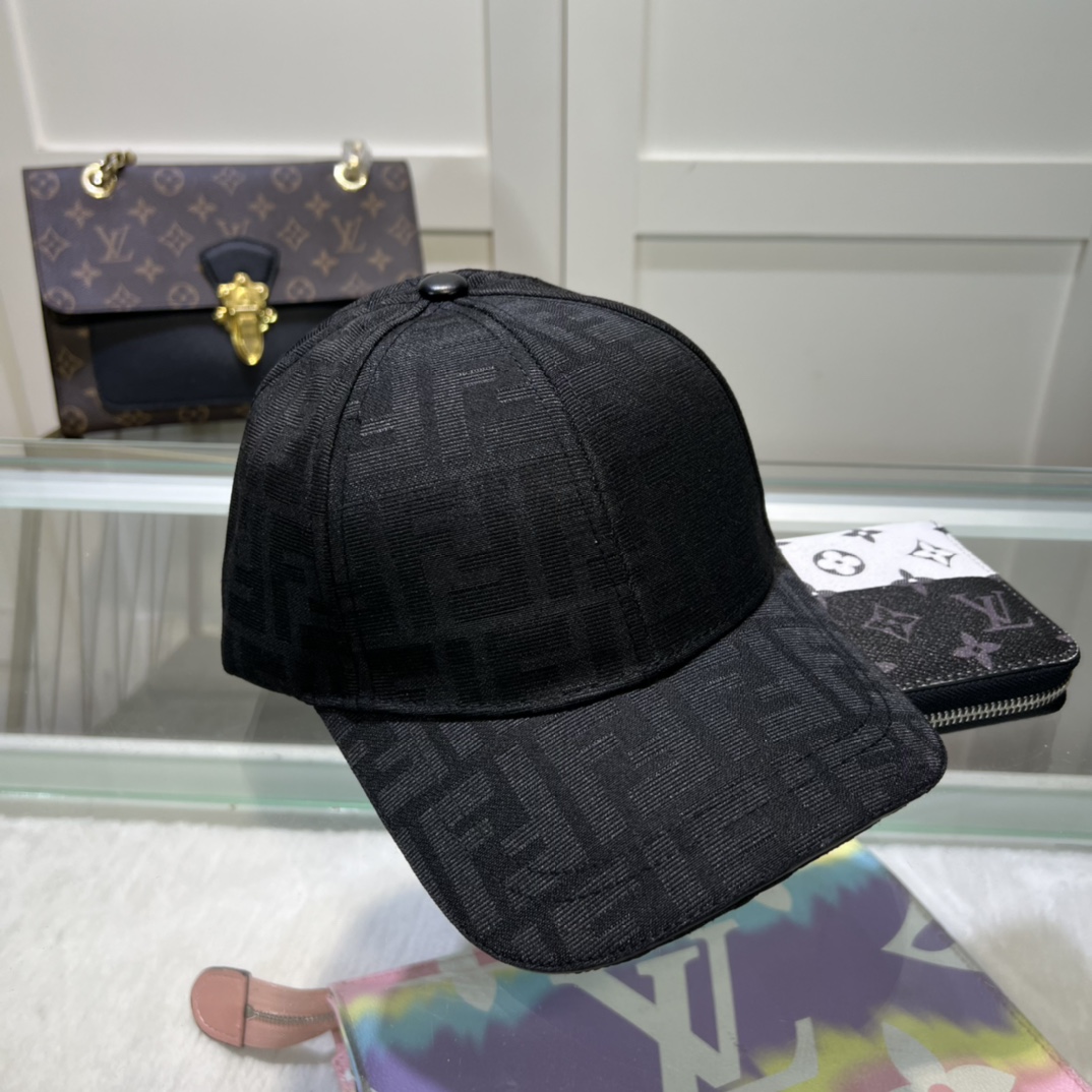 Fendi FF  Logo Baseball Cap - EUR FASHION