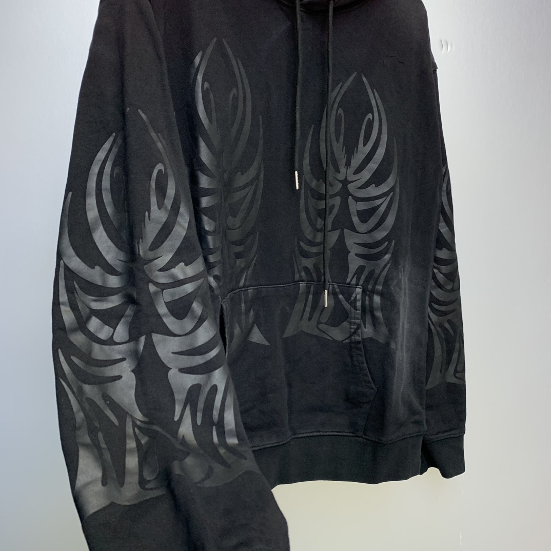 Who Decides War Black Winged Hoodie - EUR FASHION