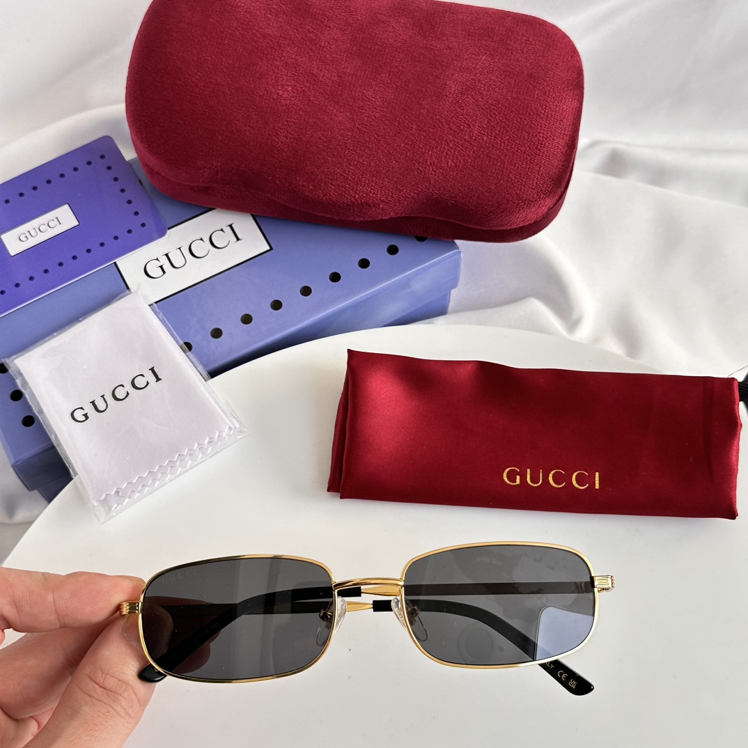 Gucci Rectangular Frame Sunglasses  GG1457S  - EUR FASHION