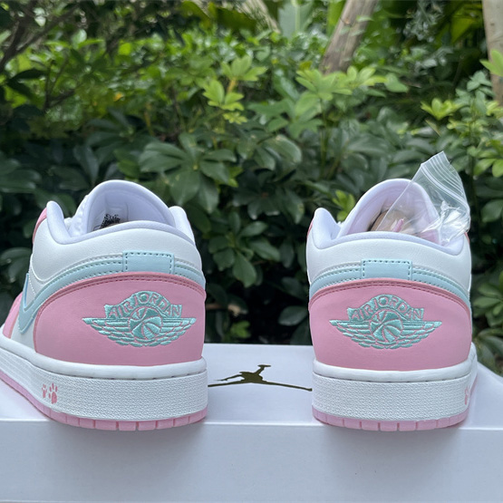 Jordan Air Jordan 1 LOW “White/Pink Foam/Glacier Blue  Sneaker    HM3706-141 - EUR FASHION